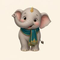 Nong Chang the baby elephant